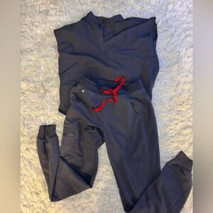 WOMEN FIGS CHARCOAL SET